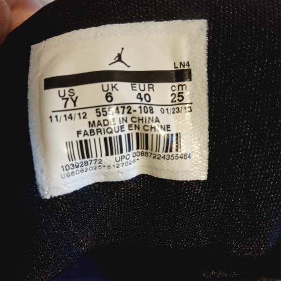 Jordan 5 - Fight Club 91 Grape - Women's 8.5/Men/Youth 7 - Picture 6 of 8